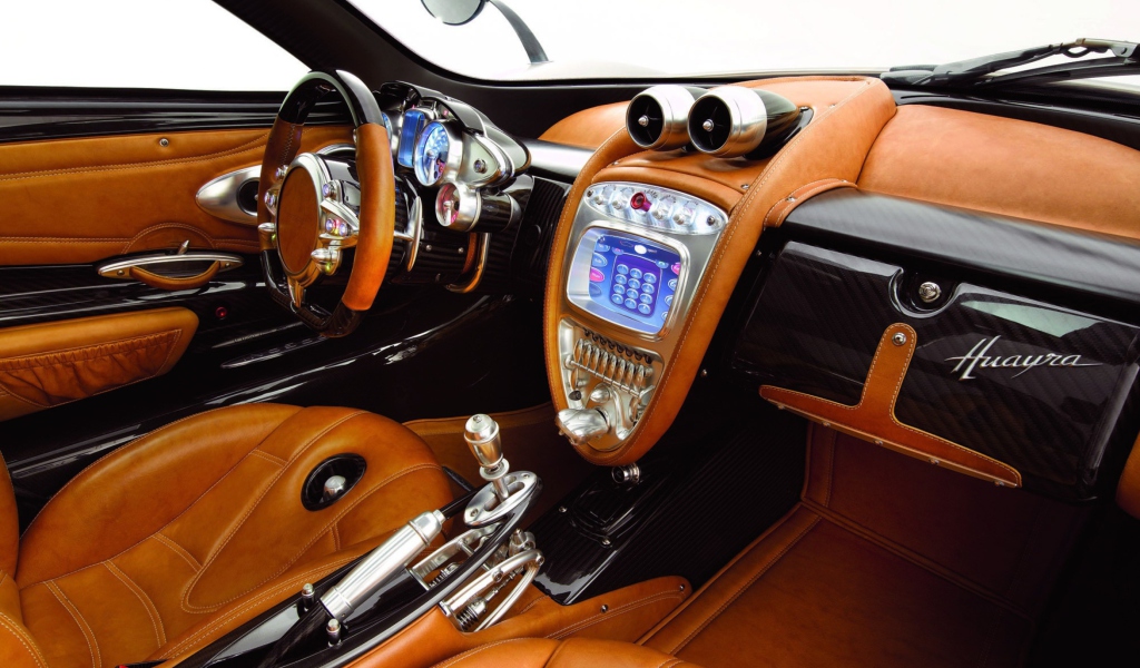 Screenshot №1 pro téma Pagani Huayra Interior 1024x600