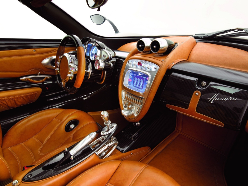 Screenshot №1 pro téma Pagani Huayra Interior 800x600