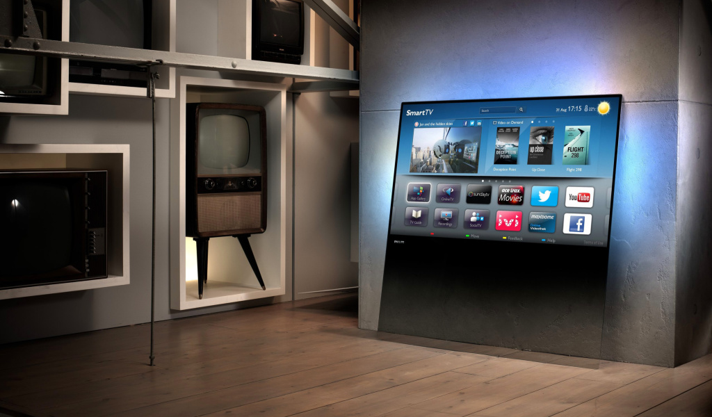 Das Smart TV with Internet Wallpaper 1024x600