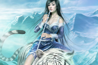 Fantasy Princess - Obrázkek zdarma pro Desktop Netbook 1366x768 HD