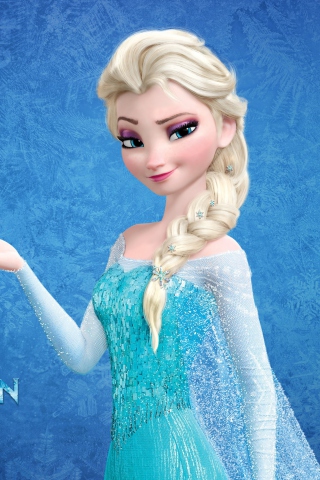 Das Snow Queen Elsa In Frozen Wallpaper 320x480
