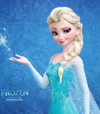 Kostenloses Snow Queen Elsa In Frozen Wallpaper für Nokia Asha 306