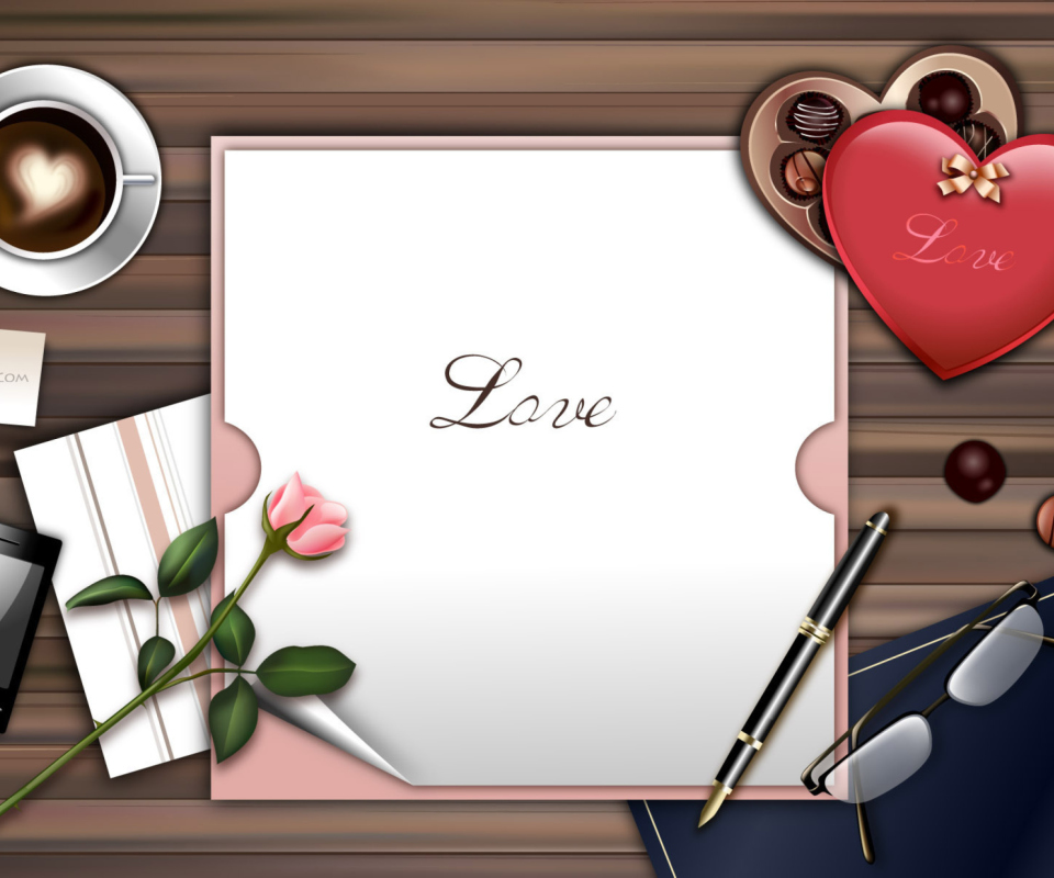 Screenshot №1 pro téma Love Letter 960x800