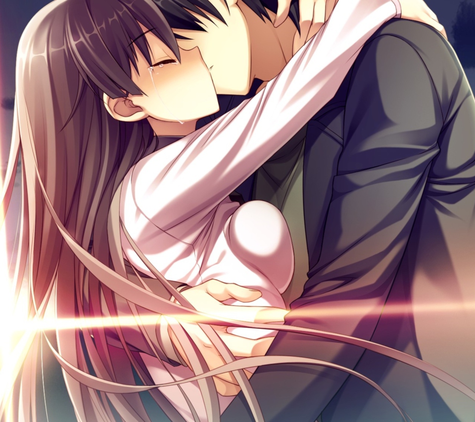 Fondo de pantalla Anime Kiss 960x854