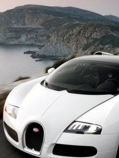 Обои Bugatti Veyron Grand Sport 240x320