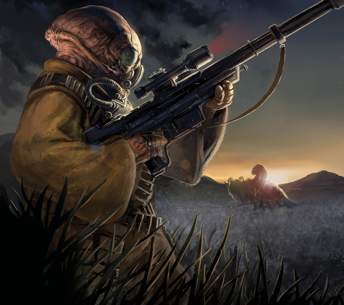 Das Sniper doomsday Wallpaper 1440x1280