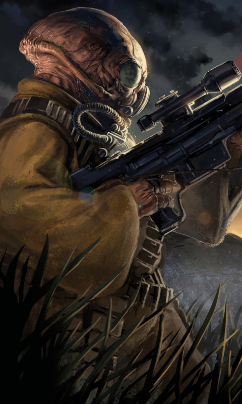 Das Sniper doomsday Wallpaper 480x800