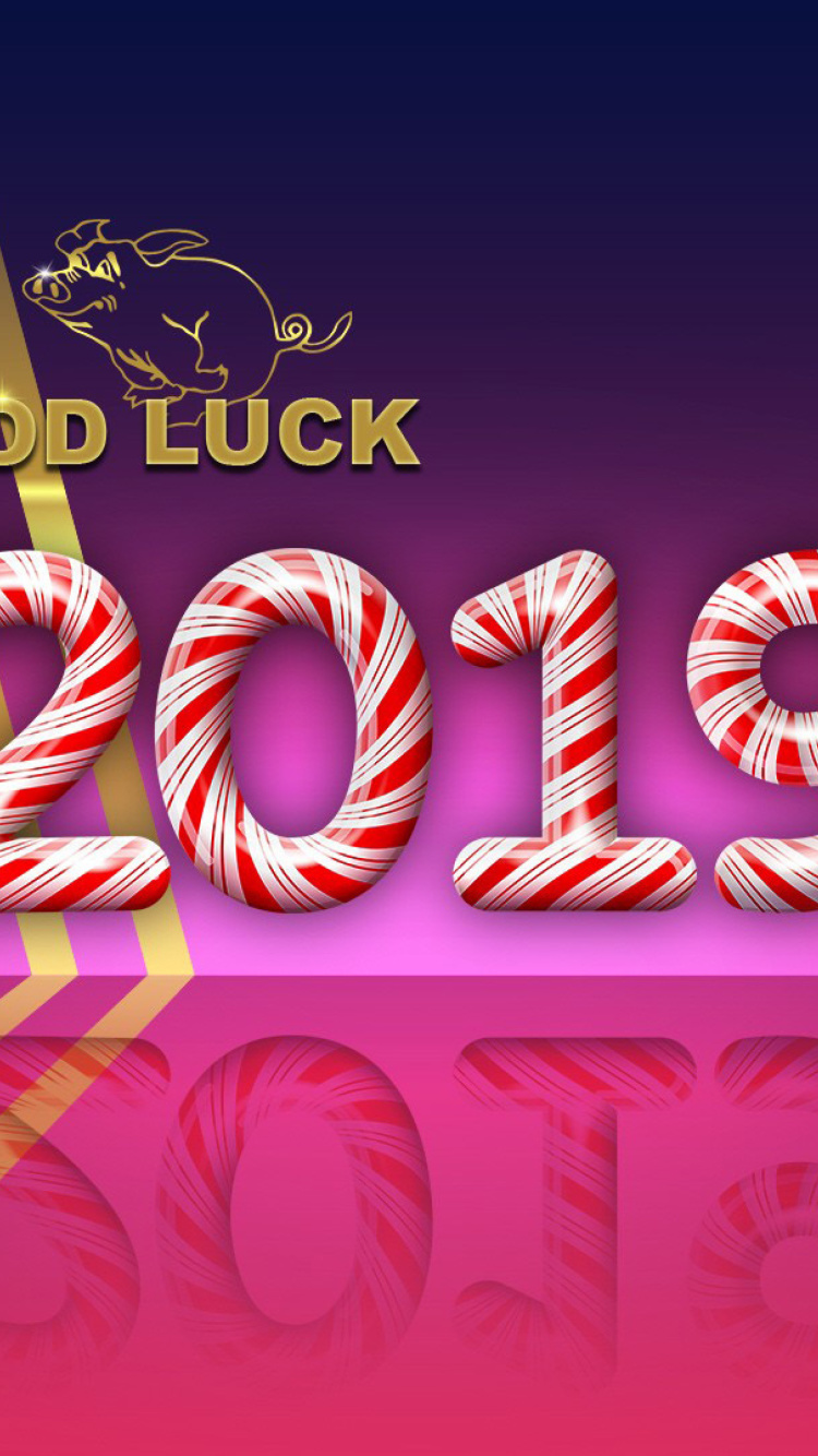 Screenshot №1 pro téma Good Luck in New Year 2019 750x1334