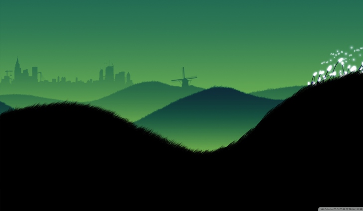 Screenshot №1 pro téma Green Hills Illustration