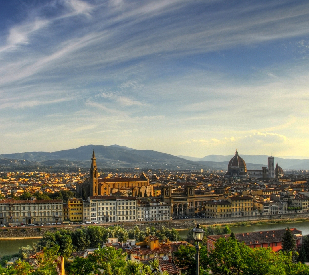 Das Florence Panoramic View Wallpaper 1080x960