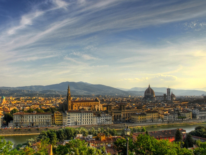 Das Florence Panoramic View Wallpaper 800x600