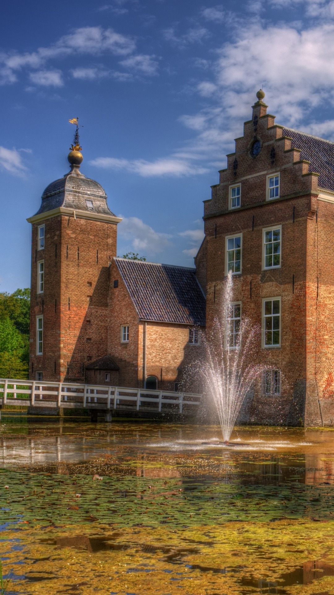 Das Netherlands Kasteel Ruurlo Wallpaper 1080x1920