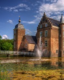 Screenshot №1 pro téma Netherlands Kasteel Ruurlo 128x160