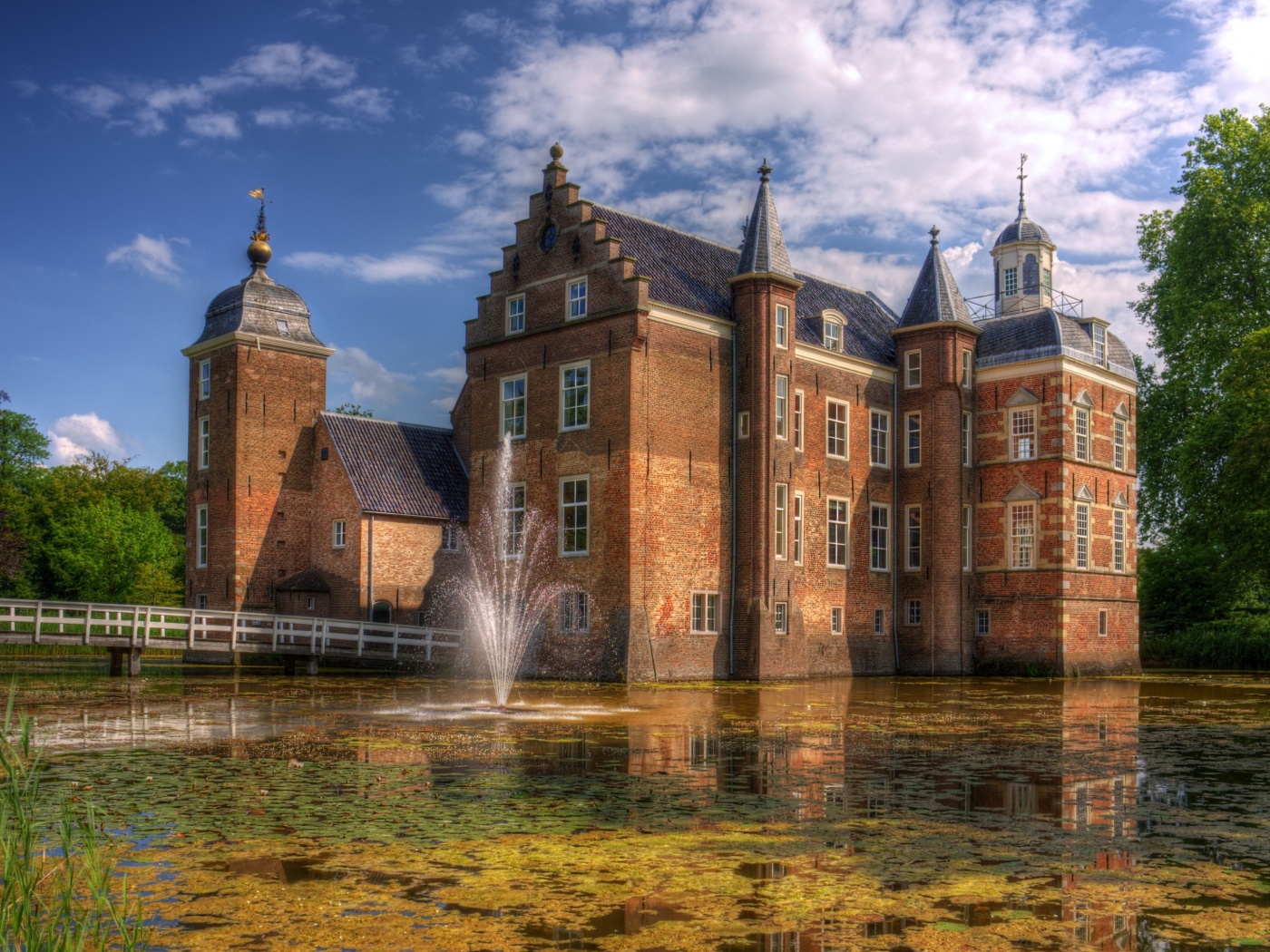 Das Netherlands Kasteel Ruurlo Wallpaper 1400x1050