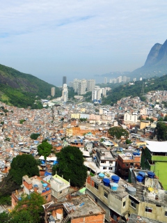 Rio De Janeiro Slum wallpaper 240x320