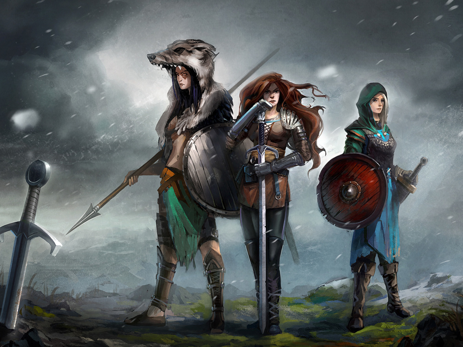Screenshot №1 pro téma Warriors Valkyries, Norse Mythology 1600x1200