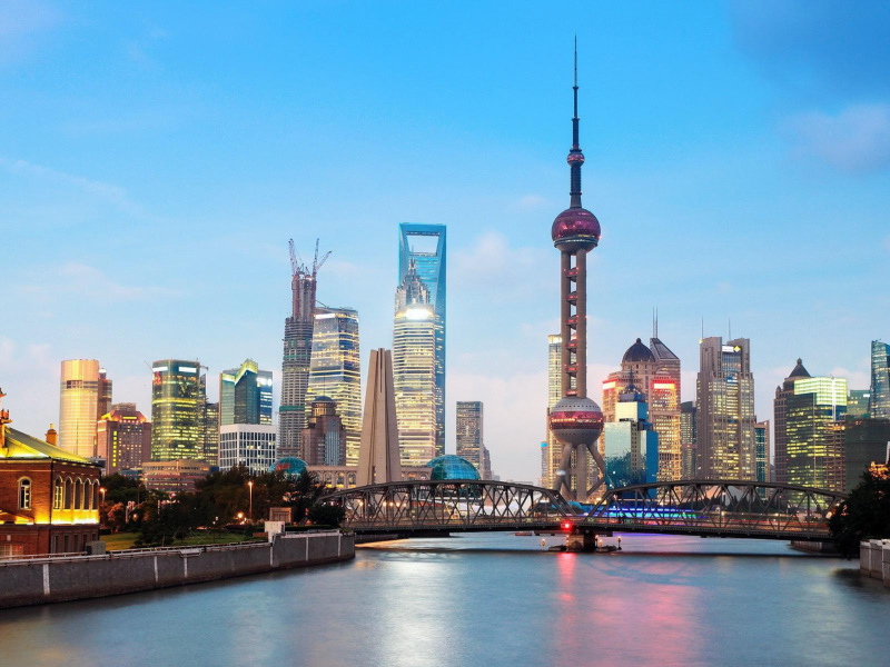 Shanghai Bund Waterfront Area screenshot #1 800x600