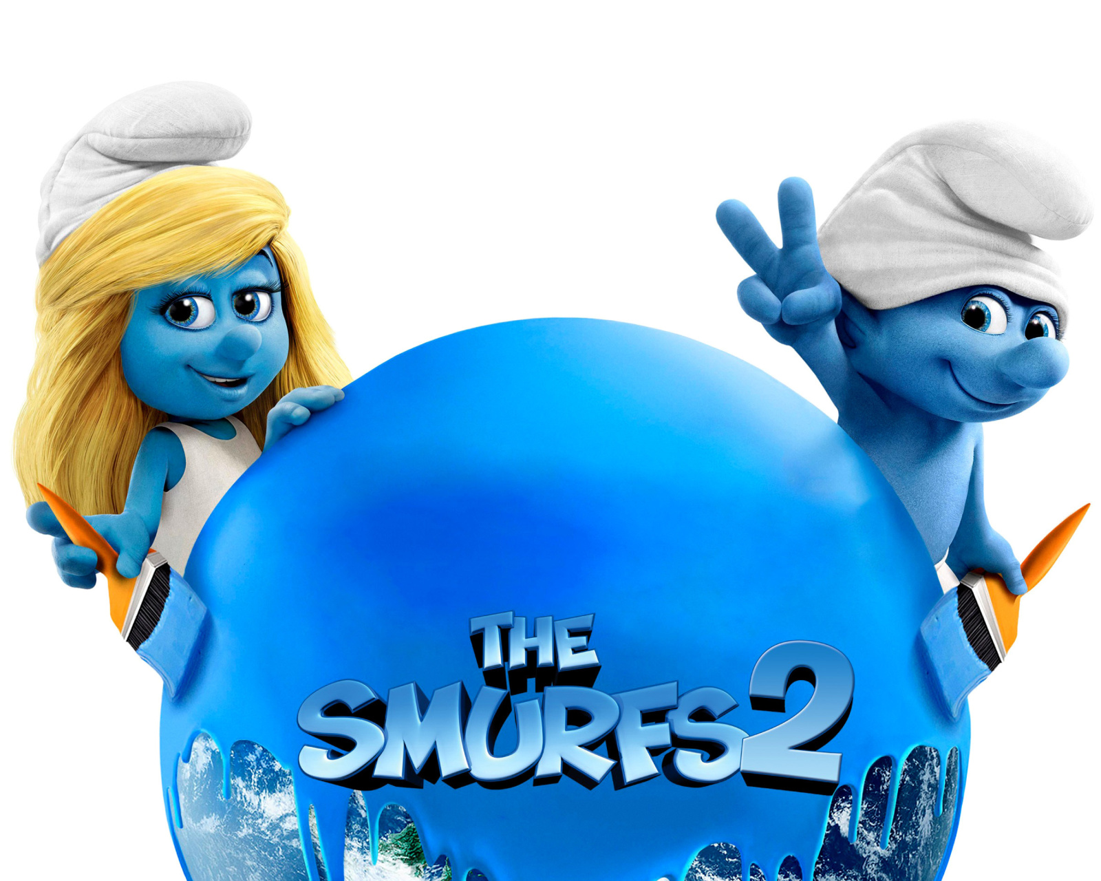 Обои The Smurfs 2 1600x1280