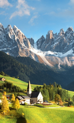 Screenshot №1 pro téma House In Italian Alps 240x400