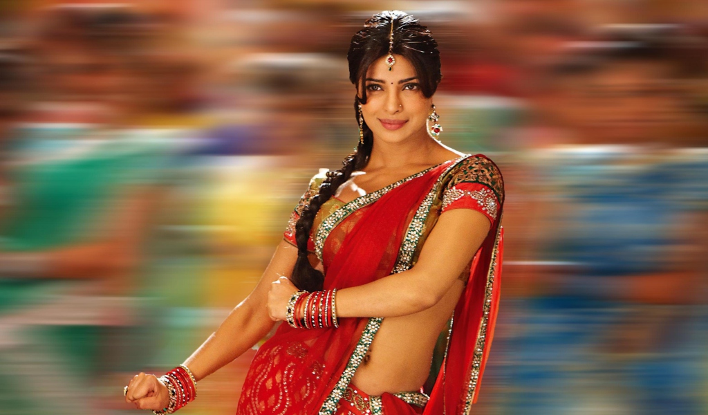 Screenshot №1 pro téma Priyanka Chopra In Saree 1024x600