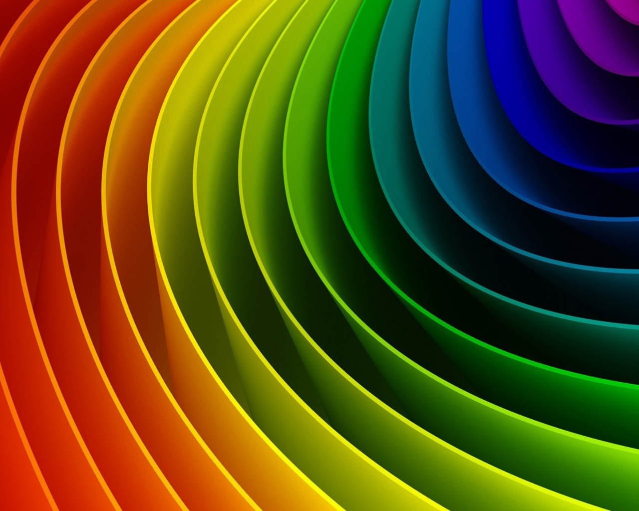 Screenshot №1 pro téma Abstract Rainbow 1280x1024