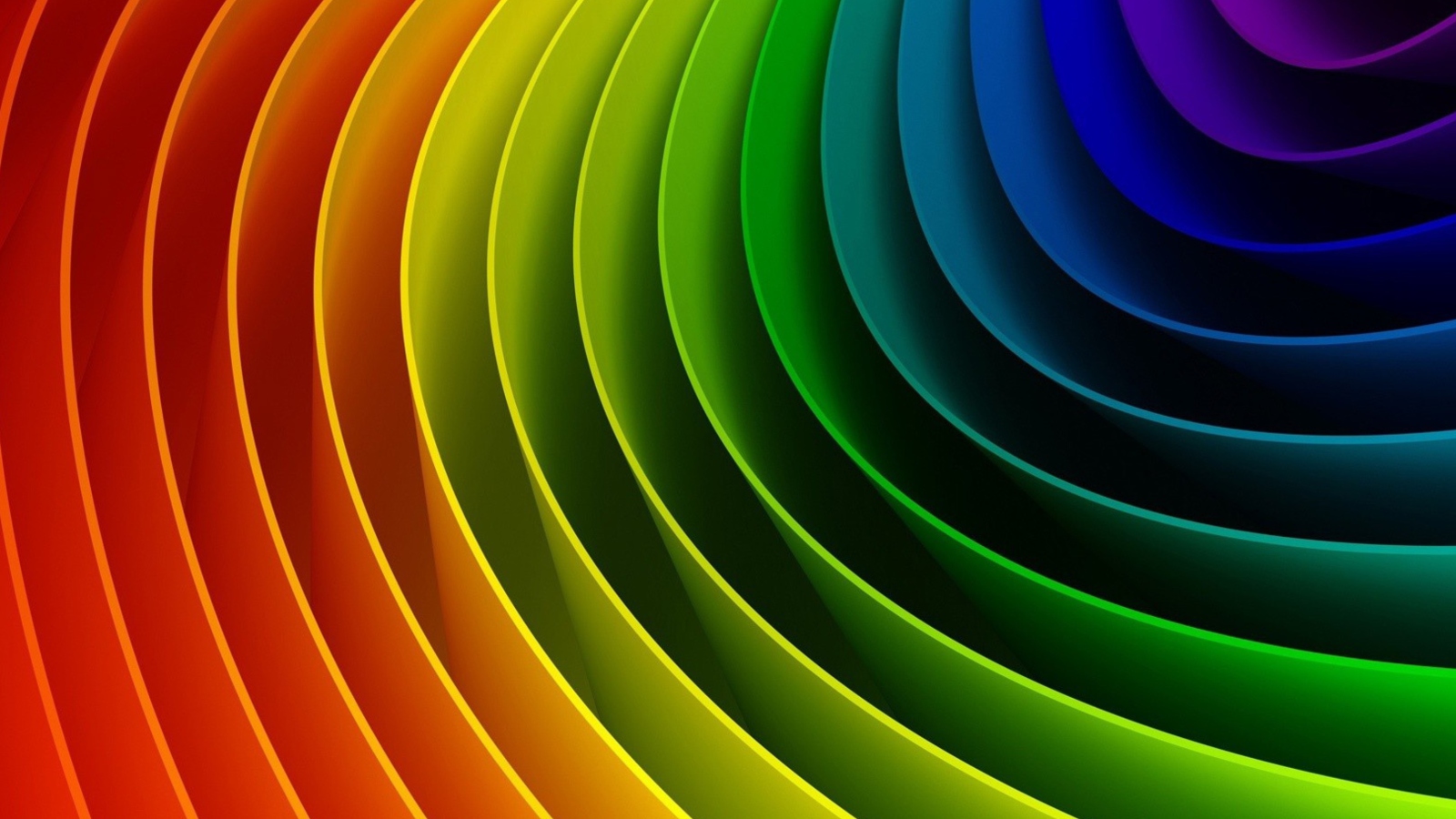 Abstract Rainbow screenshot #1 1600x900