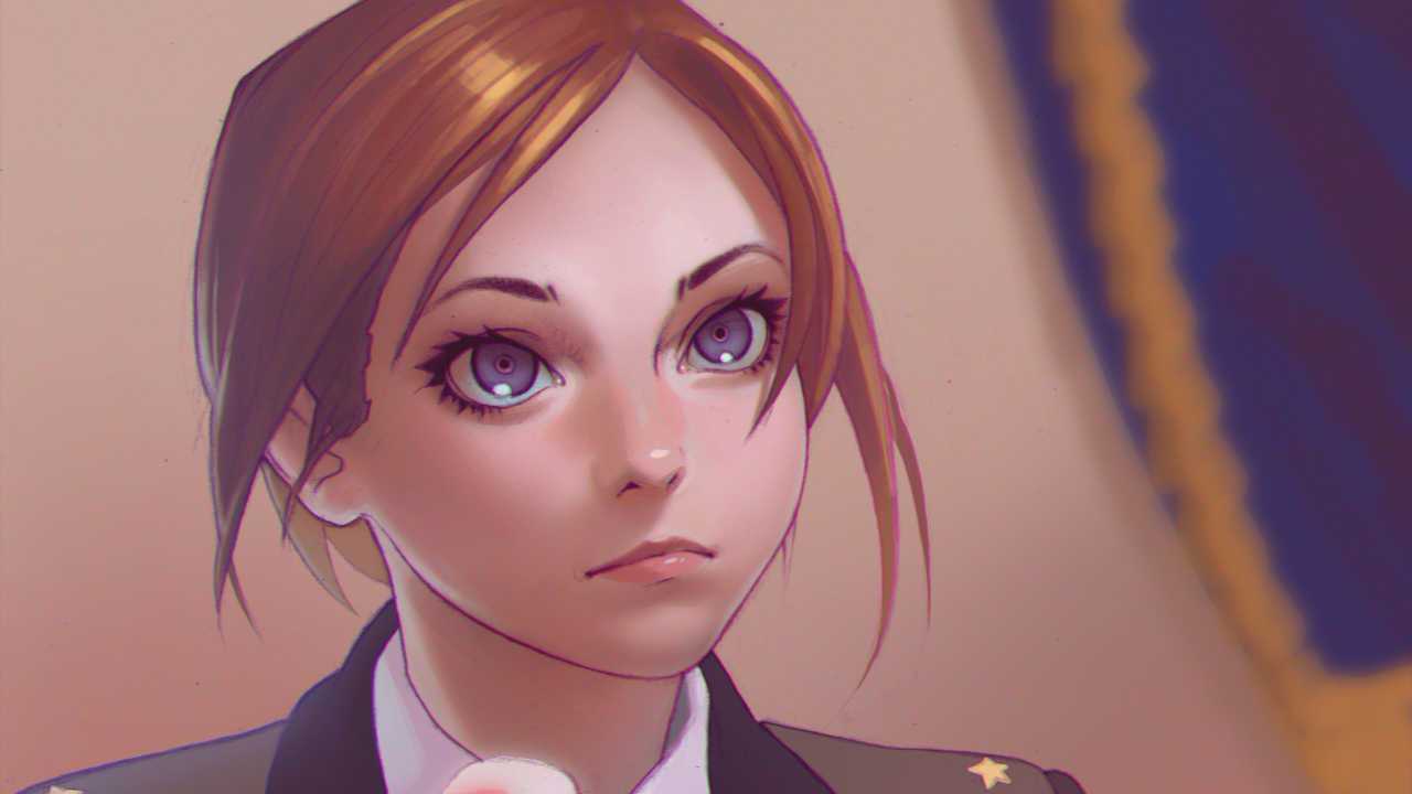 Screenshot №1 pro téma Natalia Poklonskaya Anime Girl 1280x720