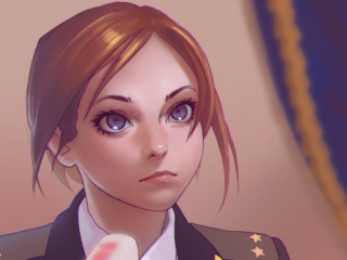 Fondo de pantalla Natalia Poklonskaya Anime Girl 320x240
