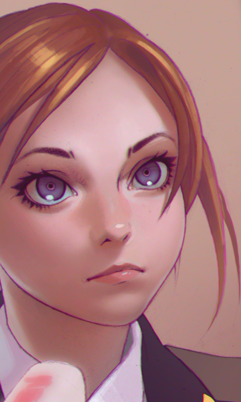 Natalia Poklonskaya Anime Girl screenshot #1 480x800