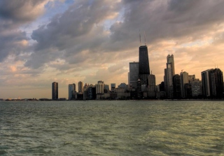 Chicago Skyline - Obrázkek zdarma pro Samsung Galaxy Tab 2 10.1