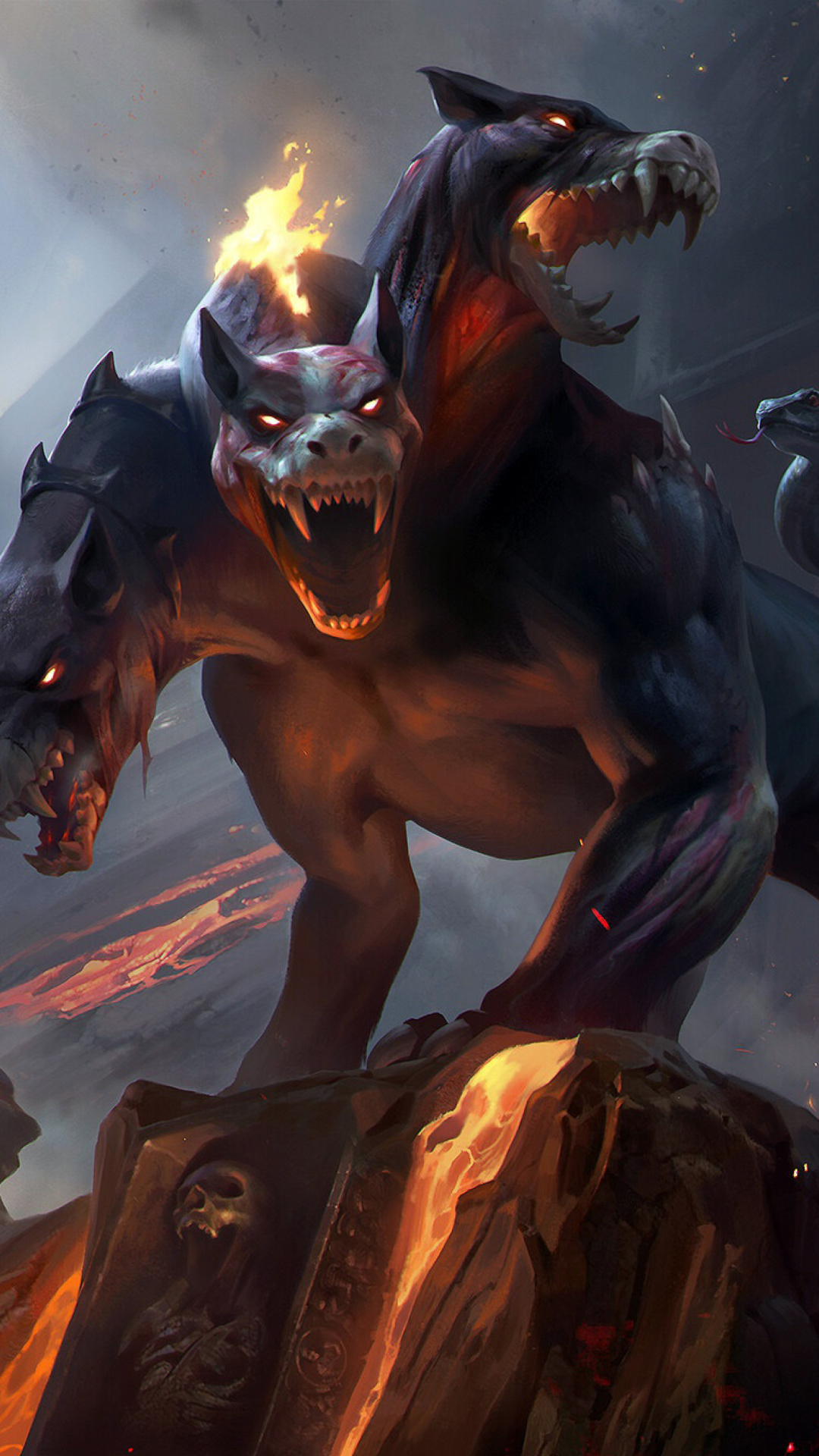 Das Cerberus Wallpaper 1080x1920