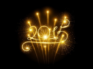 Screenshot №1 pro téma 2015 Happy New Year Fireworks 320x240