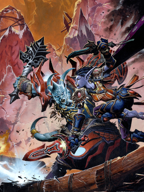 Das World of Warcraft Wallpaper 480x640