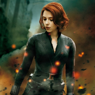 Kostenloses The Avengers - Black Widow Wallpaper für iPad 2