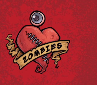 Kostenloses Zombies Heart Wallpaper für iPad 2