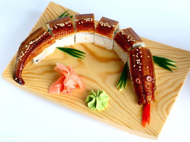 Das Tuna Sushi Wallpaper 640x480