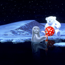 Screenshot №1 pro téma Coca-Cola Christmas Party On North Pole 208x208