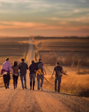 Music Band On Road screenshot #1 128x160