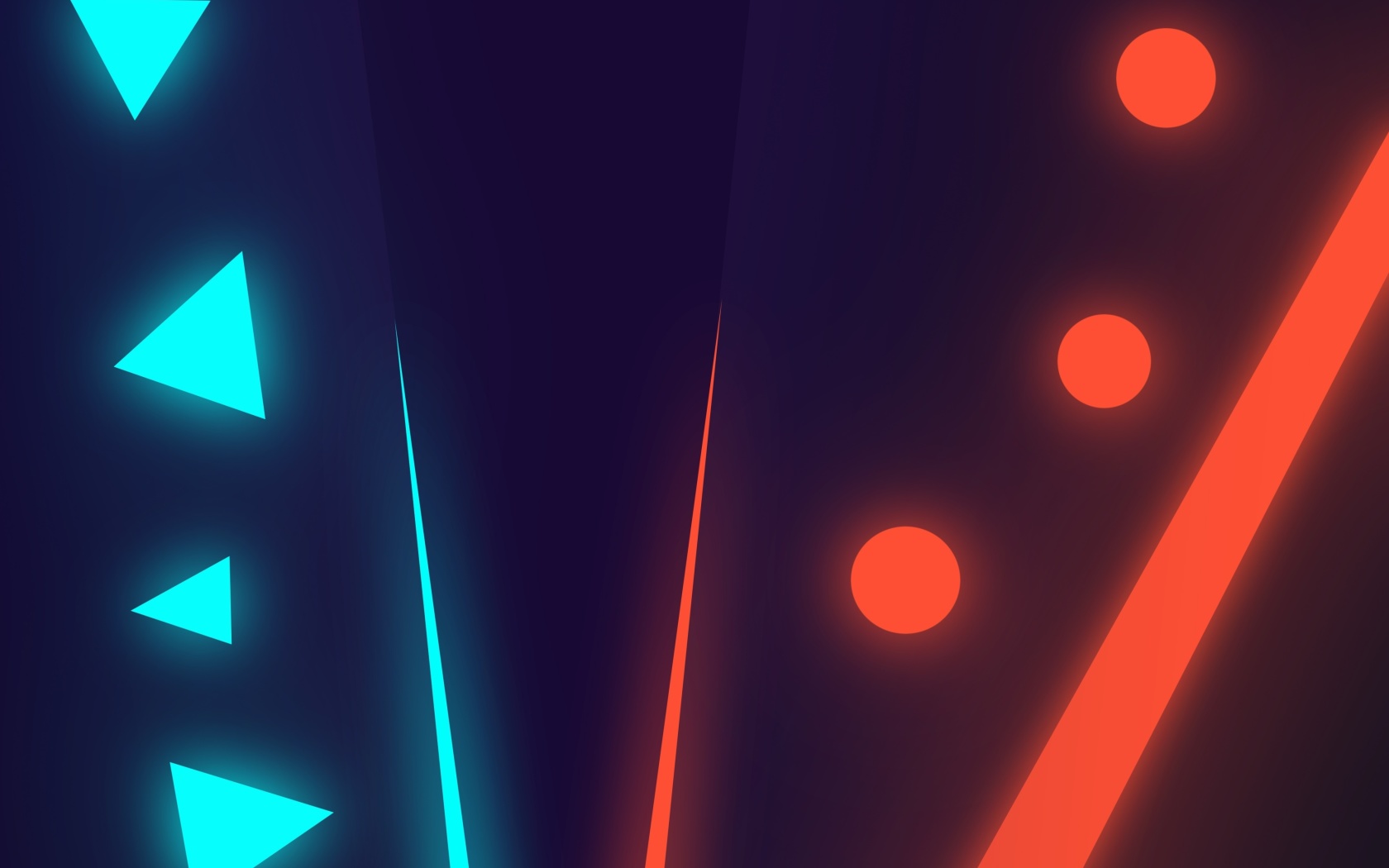 Blue Red Neon screenshot #1 1680x1050