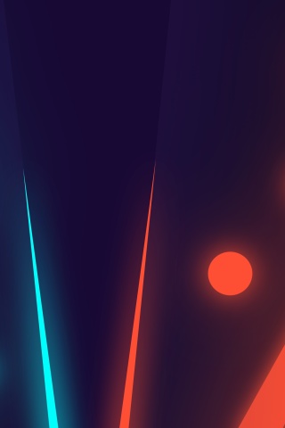 Blue Red Neon screenshot #1 320x480