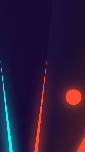 Blue Red Neon wallpaper 360x640