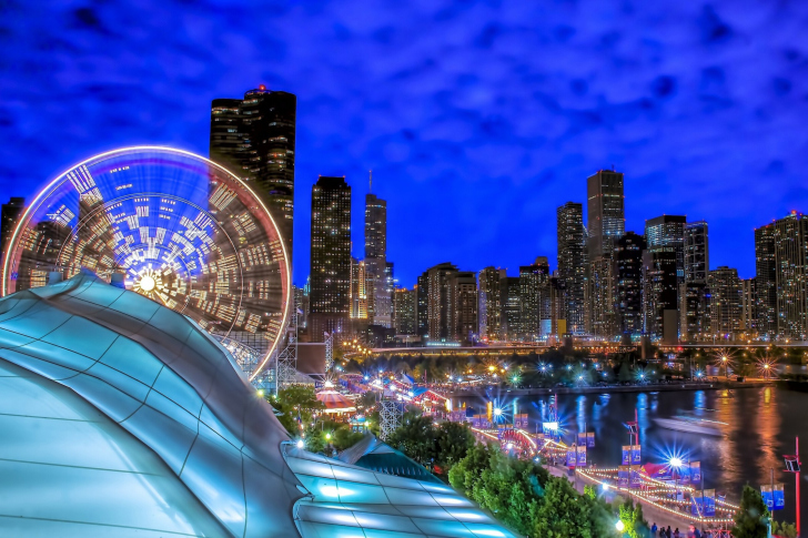 Chicago, Illinois, Navy Pier wallpaper