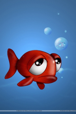 Screenshot №1 pro téma Sad Fish 320x480