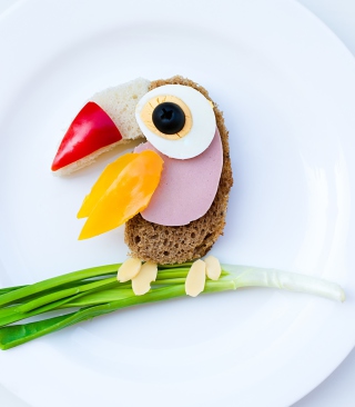 Happy Breakfast Parrot - Obrázkek zdarma pro iPhone 5