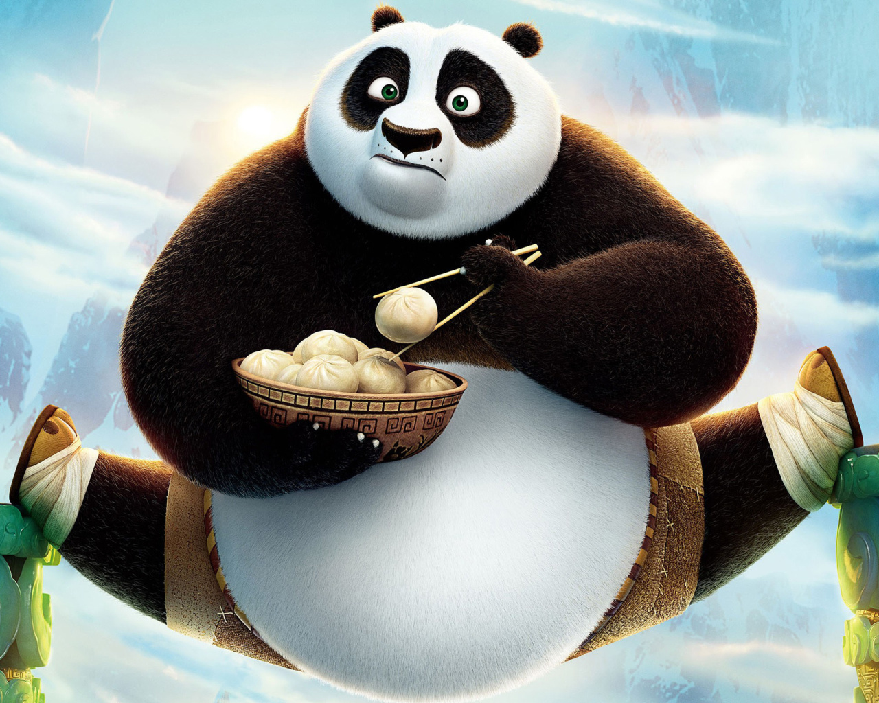 Fondo de pantalla Kung Fu Panda 3 HD 1280x1024