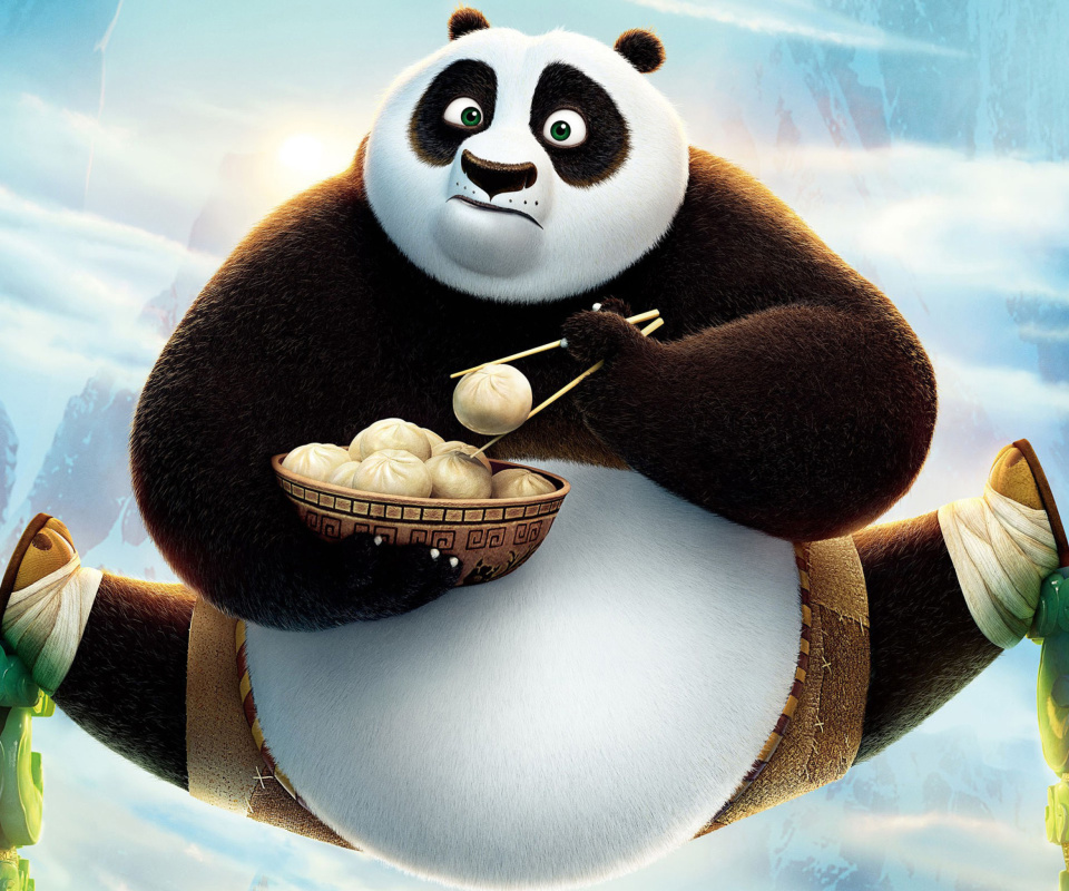 Fondo de pantalla Kung Fu Panda 3 HD 960x800