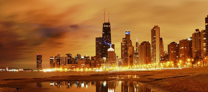 Screenshot №1 pro téma Chicago Nights 720x320