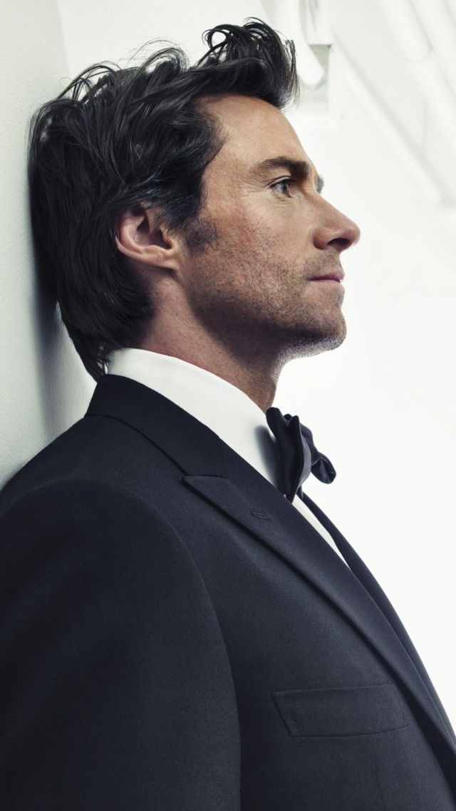 Hugh Jackman As James Bond wallpaper 640x1136
