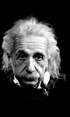 Einstein wallpaper 240x400