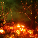 Sfondi Halloween Pumpkins 128x128
